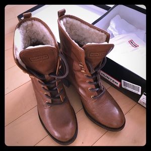 Hunter Cognac Marissa Boots